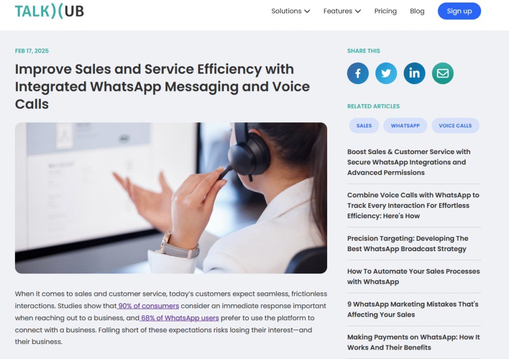 SEO Content Article 1 | TalkHub - MJ Content Marketing